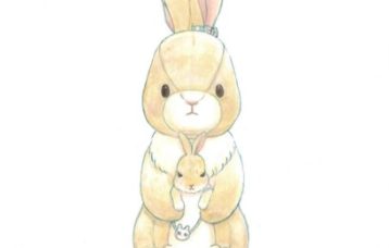 Sketch-うさぎ3  3 Rabbits